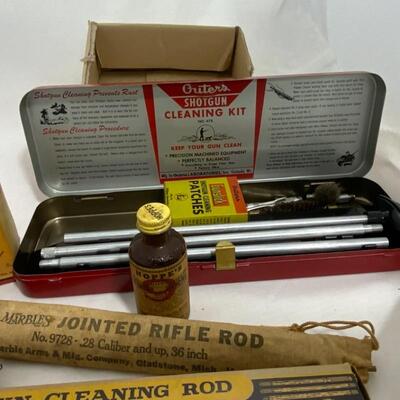 .276. VINTAGE | Gun Cleaning Supplies