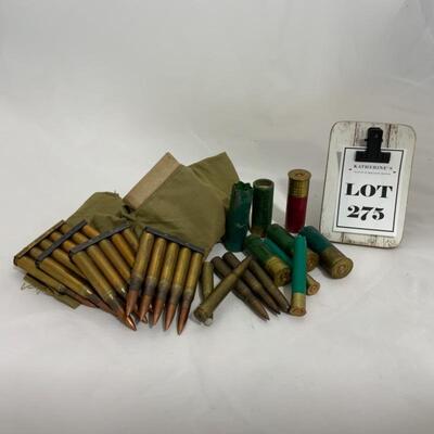 .278. Miscellaneous Lot of Shells and Cartridges 