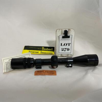 .279. Bushnell Sportview Riflescope 