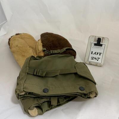 .287. WW2 Army Air Force Extreme Cold Mittens