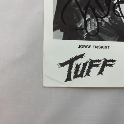 .299. Large Music Autograph 8x10 Lot | Tuff | Slice Girls | Country