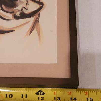 Lot 10: Framed Vintage Siamese Art