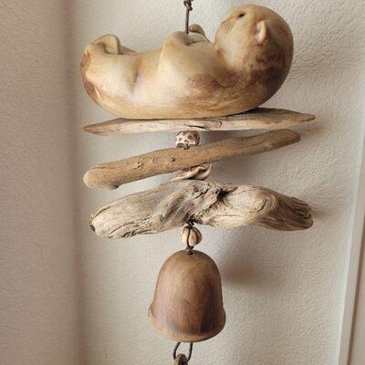 Lot 14: Artist Made Hanging Otter Sculpture 