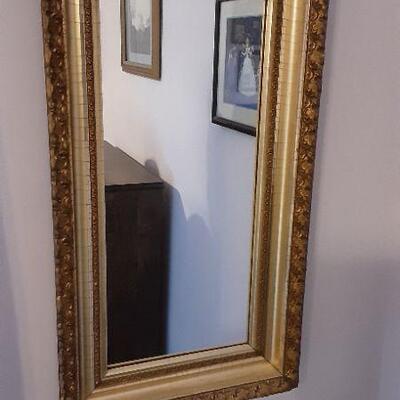 Gold Tone Mirror