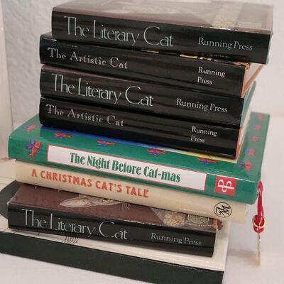 Lot 38: Cat Playing Cards, Books & Message Board