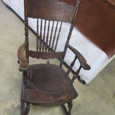 Lot 224 - Vintage Rocking Chair 
