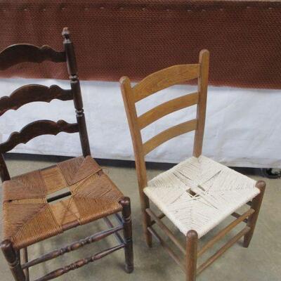 Lot 225 - Wooden Chairs 