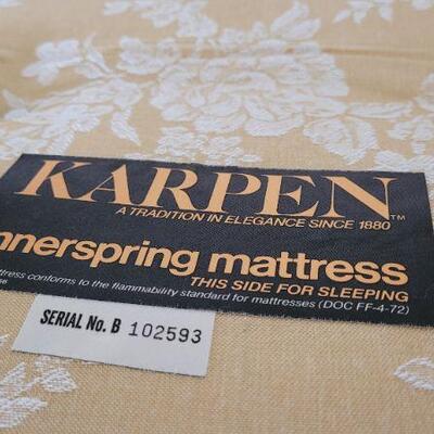 Lot 118: Vintage KARPEN Mid Century Modern Sleeper Sofa 