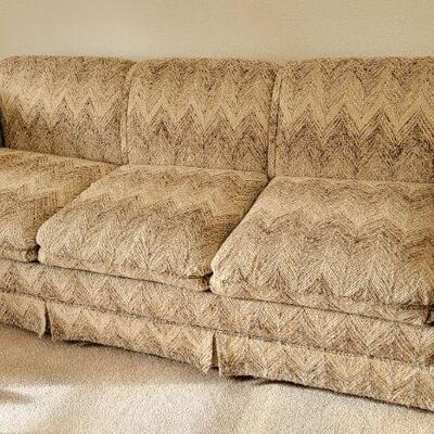 Lot 118: Vintage KARPEN Mid Century Modern Sleeper Sofa 