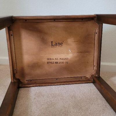 Lot 119: Vintage LANE Mid Century Modern Side Table 
