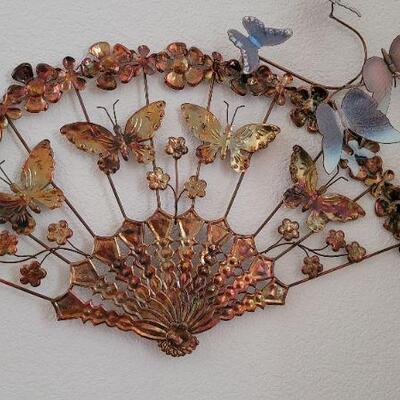 Lot 127: Vintage Wall Art Assortment - Butterfly Theme (3) Total