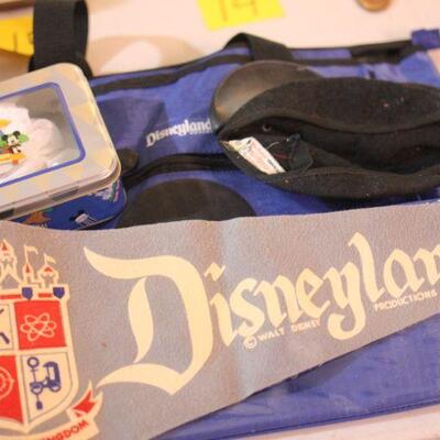 Lot 12 Vintage Disneyland Pennant, Mouseketeer Cap, & More