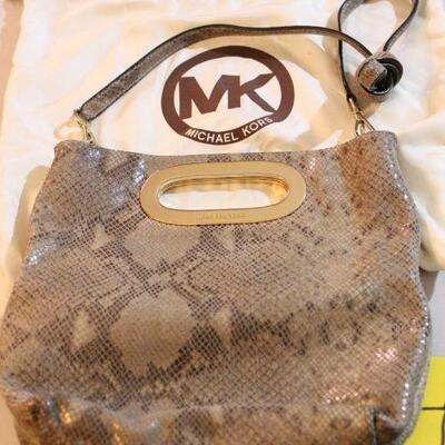 Lot 49 Michael Kors Snake Print Bag w/ Duster