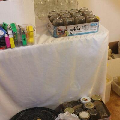 Lot 69 Canning Pot & Jars 