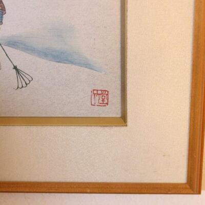 Lot 70 Framed Japanese Print