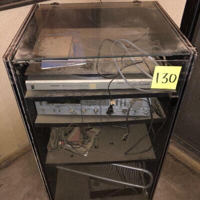 Lot 81 Entertainment Center Record Player (stored in shop)