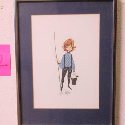 Lot 82 Framed Signed Serigraph 1985
