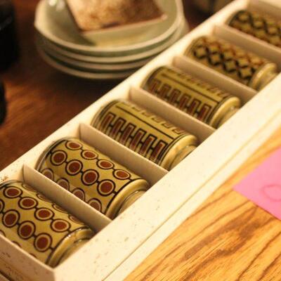 Lot 84 Yunomi Set, Ceramic Bamboo Dishes & More