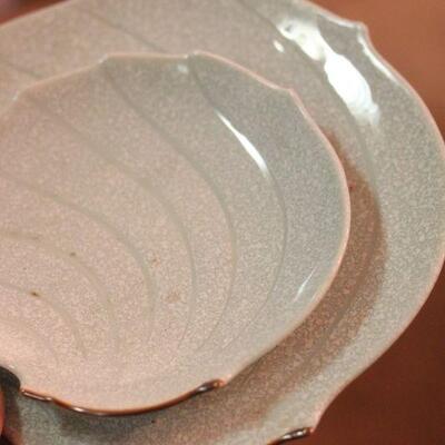 Lot 85 Set of 3 Collectible Shell Style Dishes