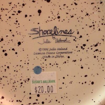 Lot 87 Shorelines 1996 Julie Ueland Bass Fish Plates