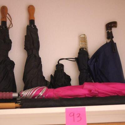 Lot 93 Umbrellas - 8pcs