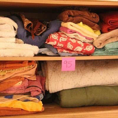 Lot 95 Contents of Linen Closet 