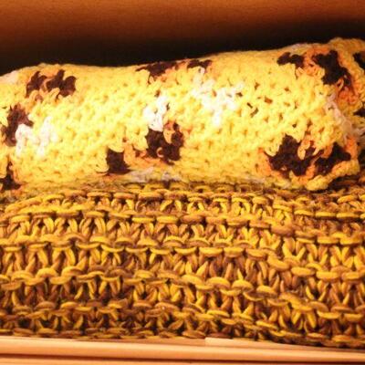 Lot 96 Handmade Blankets, Pillows & Rug
