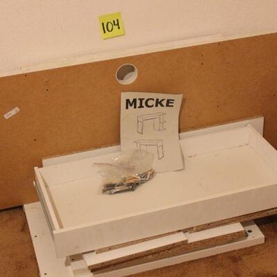 Lot 104 Ikea Desk - Directions & Parts included.