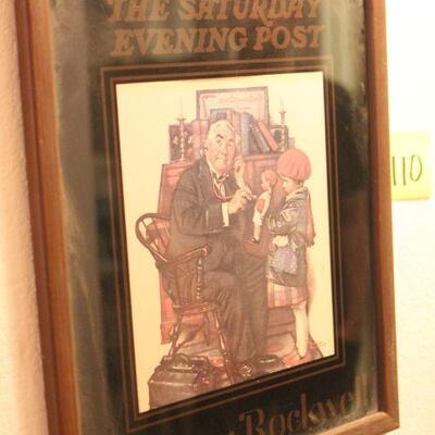 Lot 110 Framed Norman Rockwell Print