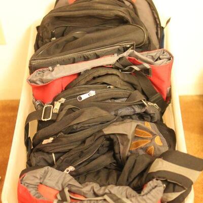 Lot 114 Bin of Backpacks; Adidas, JanSport & More