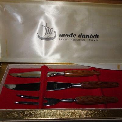 Mode Danish MCM Teak Handles Cutlery 