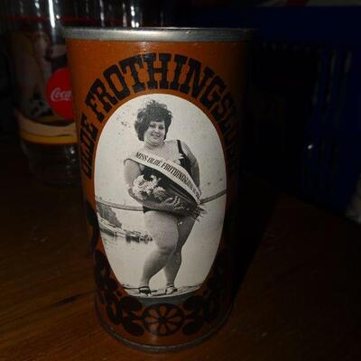 Vintage Pin-Up Beer Can 