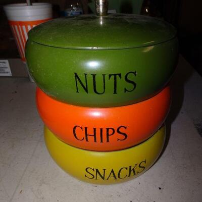 Mid Century Nuts, Chips & Snacks Container 