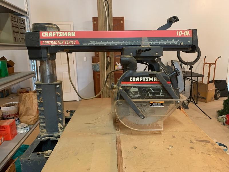 Craftsman Contractor Series 10” Table Saw (Older Working Model