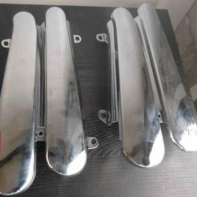 Lot 022  Motorcycle Tailpipe Covers