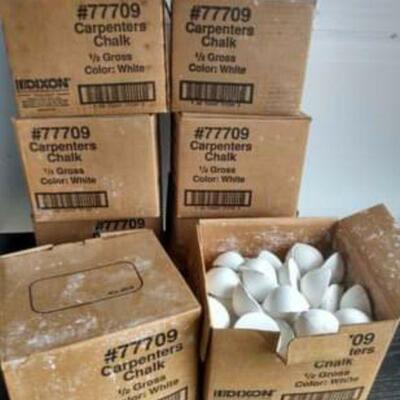 Lot 024   6 Boxes of Carpenters Chaulk