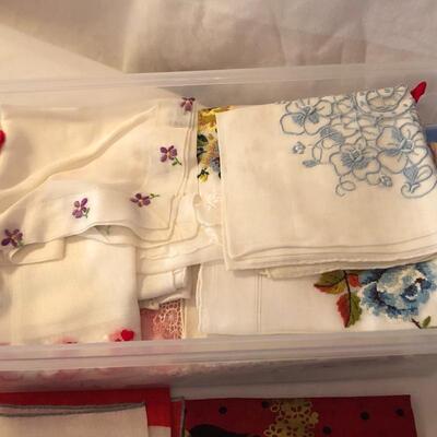Lot 49 - Hankies, Scarves, Hats & Clutches