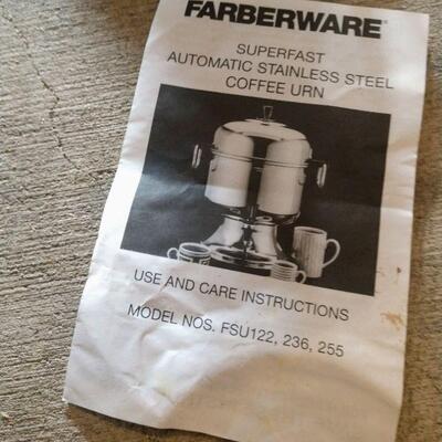 Coffee Urn in Box with manual