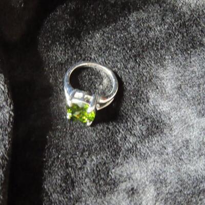 Green Stone Ring