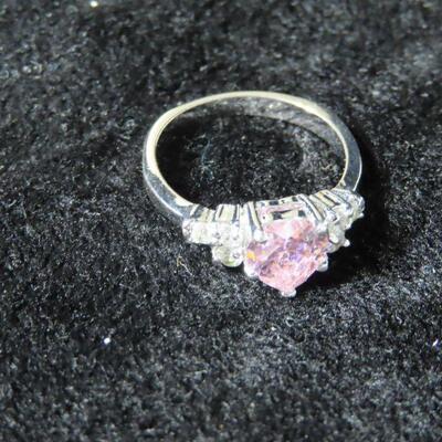 Pink Heart ring