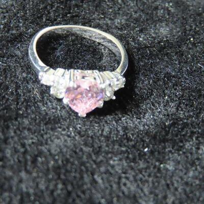 Pink Heart ring