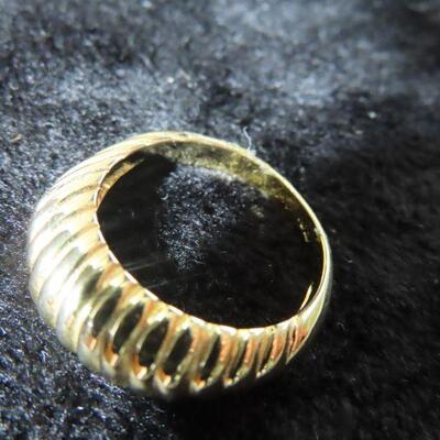 Gold tone ring