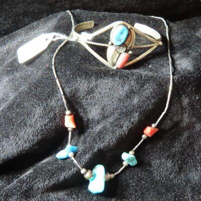 Coral and Turquoise Set