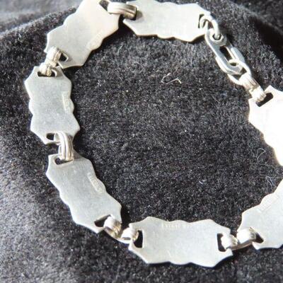 Sterling silver Enamel bracelet 
