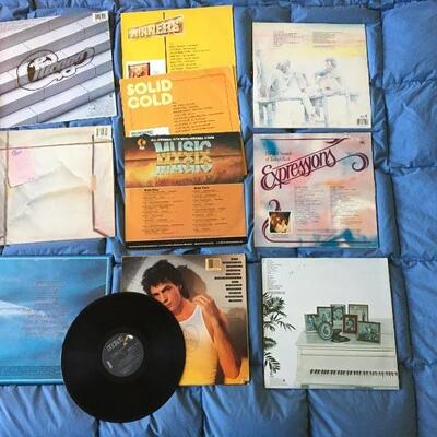 Vintage LP Record Album Collection of 10 with Eagles, Rick Springfield and more...