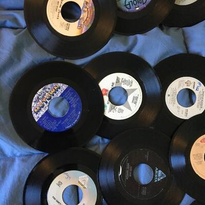 Vintage 45 RPM Record Album Collection of 70+ with Monkeys, Menudo, 80s Rock and more...