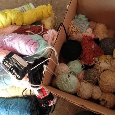 Vintage Yarn and New Gluegun