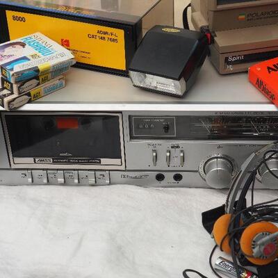 Lot 57 Electronic Over the air TV (works)  Cassette player ( Fires up) 