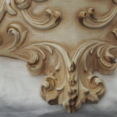 Lot 60 Mid century plaster wall faux Fountain