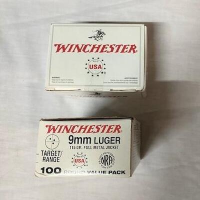 LOT#41: Winchester 9mm  Luger 115gr FMJ (#2)